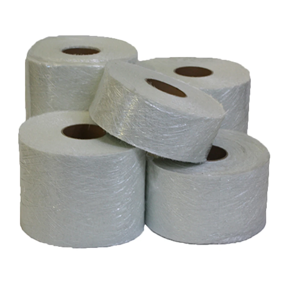 E-Glass 225g 300g 450g 600g E Glass Fiber Chopped Strands Mat Emulsion Powder Fibreglass Mat for GRP/GRE Pipe and Storage Tank