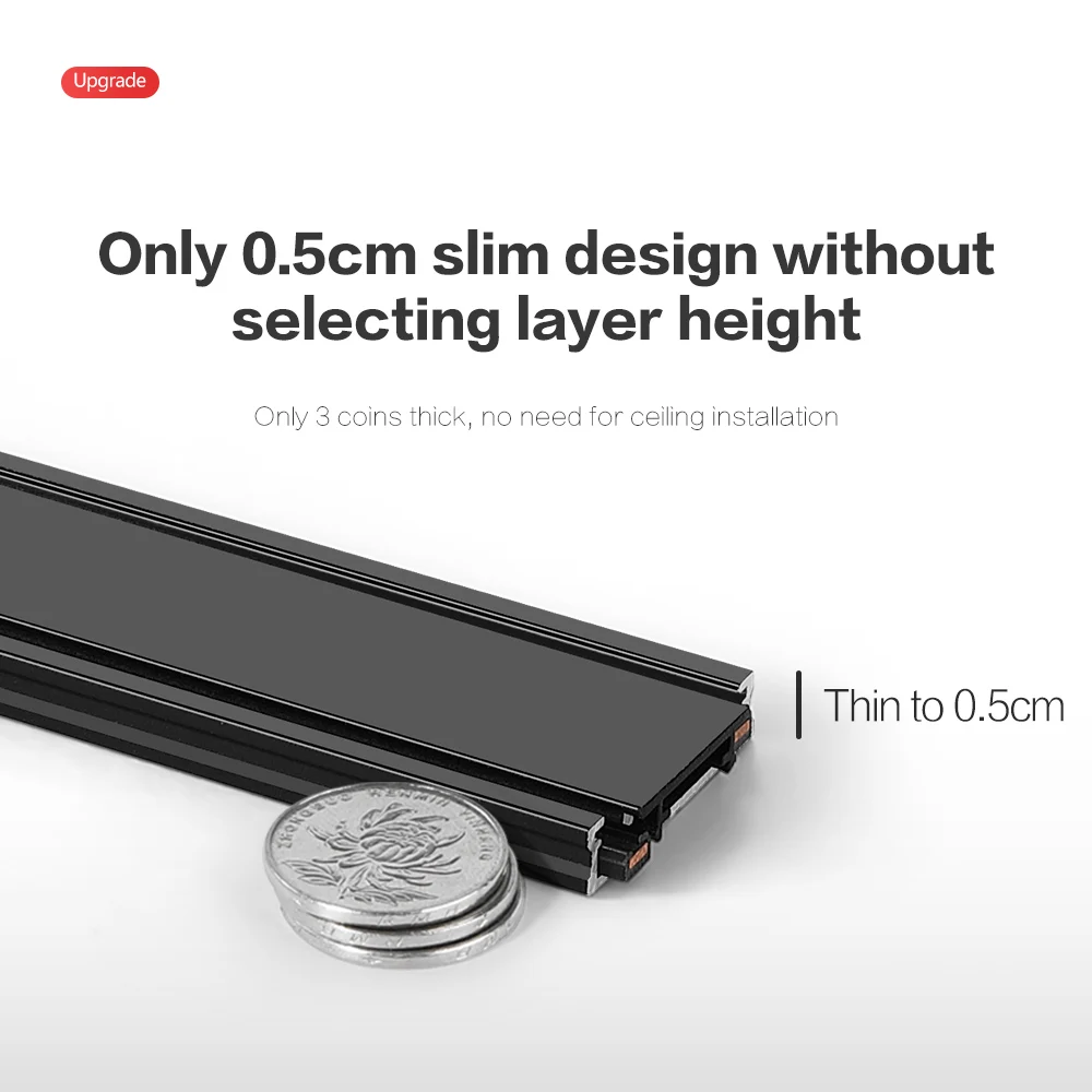 Modern No Main Light Design Home Magnet Ultrathin Rail Tuya Smart Led Magnetic Suction Track Light