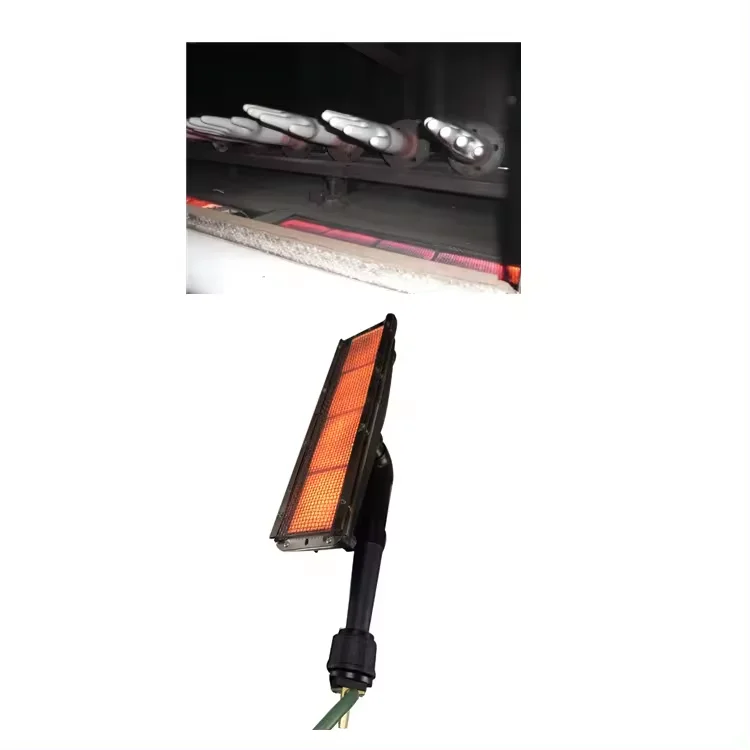 High efficiency energy saving Latex Rubber Nitrile Glove drying baking line infrared gas burner