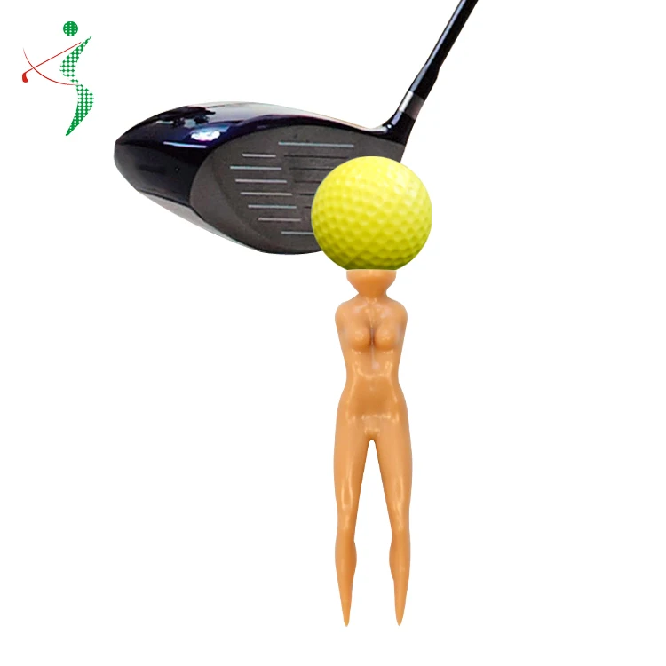 Naked lady Golf Tee Novelty Joke Nude Lady Golf Tee Plastic Practice Training Golfer Tees