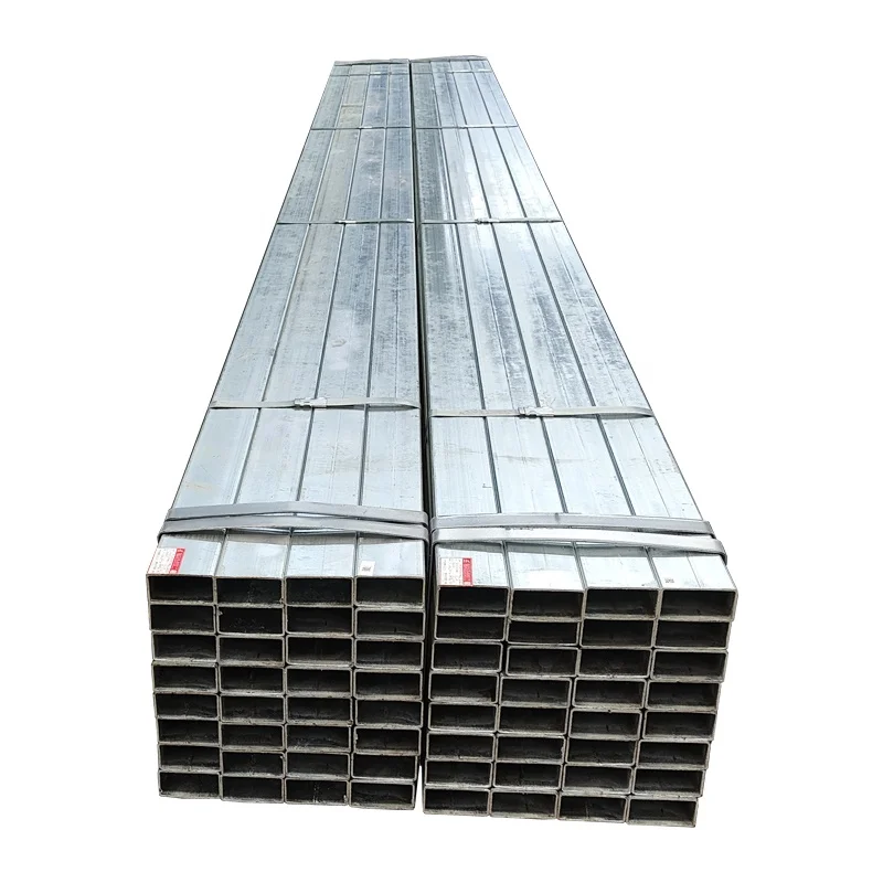 80x80 HDG SHS steel tube Q235B Hot dip galvanized welded square hollow sections steel tube