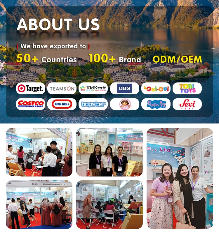 Girls Gifts Pretend Play DIY Wooden Kitchen Toys With Accessories Kitchen Play Sets Wooden furniture Toys For Baby Toys Kids