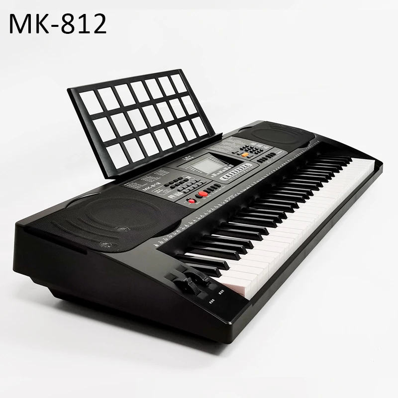 MK-812 Hot Sale Keyboard Instruments 61 Keys Keyboard  Piano Electronic Organ Keyboard