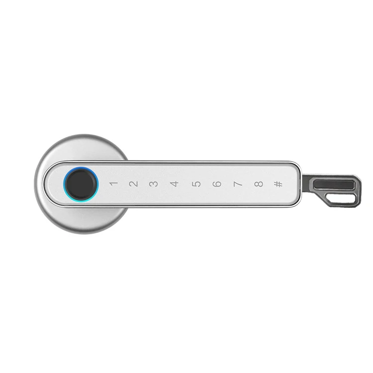 Security Slim Number Lock TTLock Biometric Fingerprint Smart Door Locker With Code