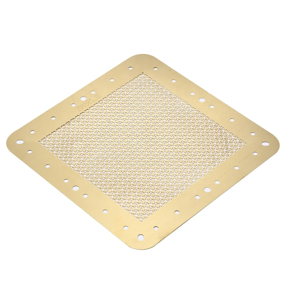 Etched Brass/Copper Mesh Filter Screen with Round Holes