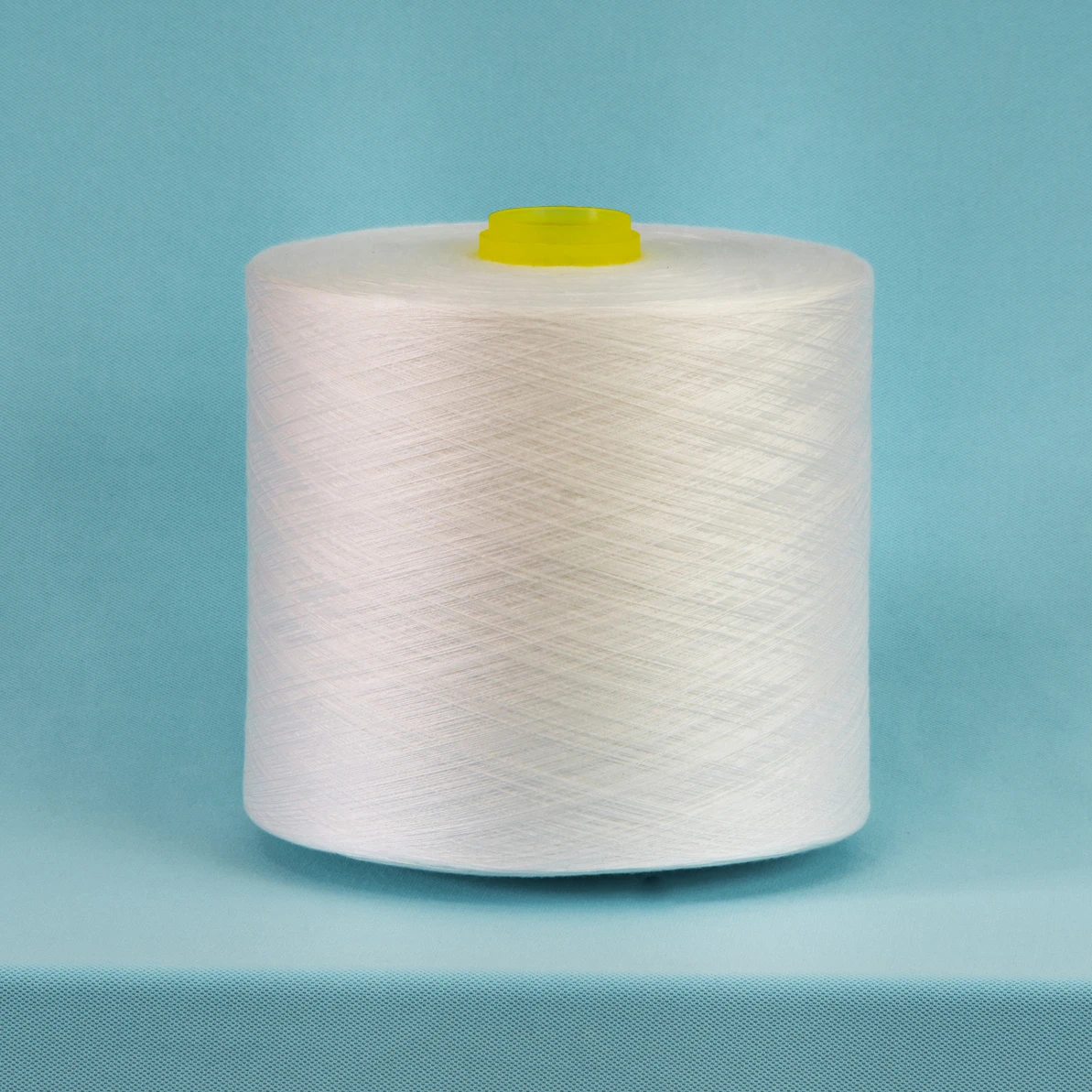 100% polyester industrial sewing thread raw white