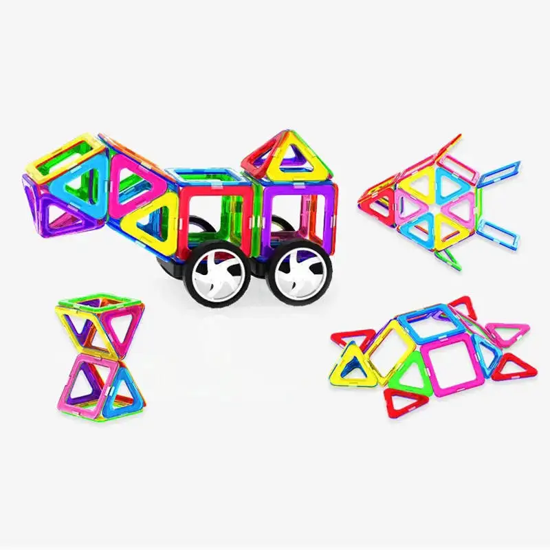Новый тип сборки магнитных магнитов головоломки строительные блоки для детей развивающие кубические плитки игрушки