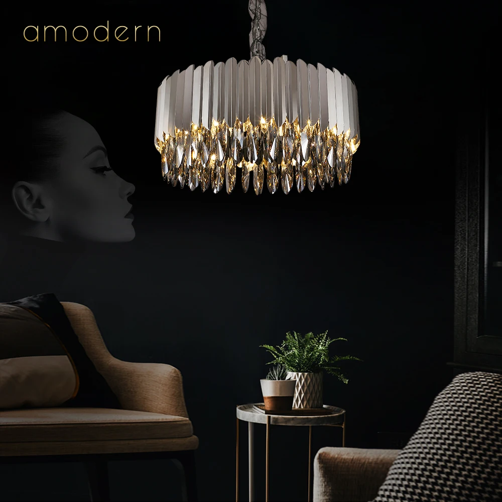 
Wholesale Contemporary Golden Clear Crystal Living Room Modern Hotel Indoor Chandelier Lights 