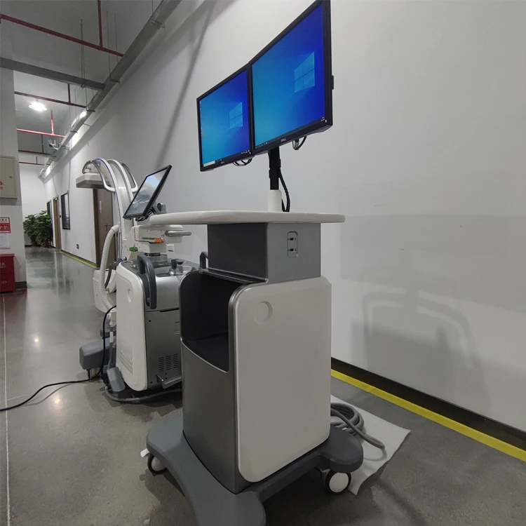 Mobile C-arm X-ray machine with flat panel detector, C arm  x ray machine medical x-ray equipments