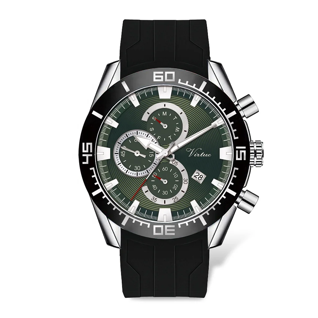 Online Top Selling Modern Design Leather Watch Men Luxury Brand Big Dial Custom Logo Holiday Gift Christmas Direct Buy China