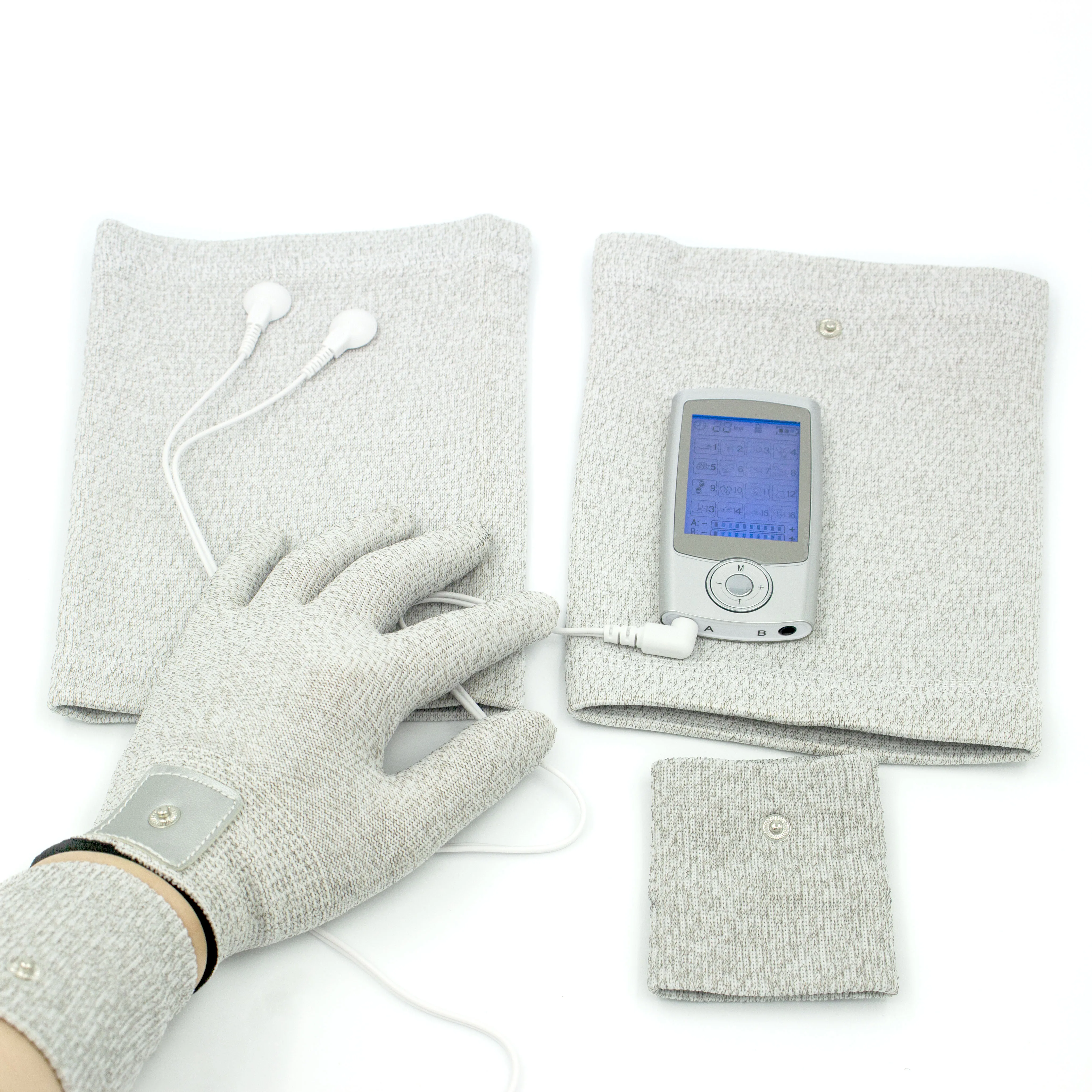 Tens unit conductive foot massager silver fiber sock For Arthritis, Poor Circulation, Numbness and more