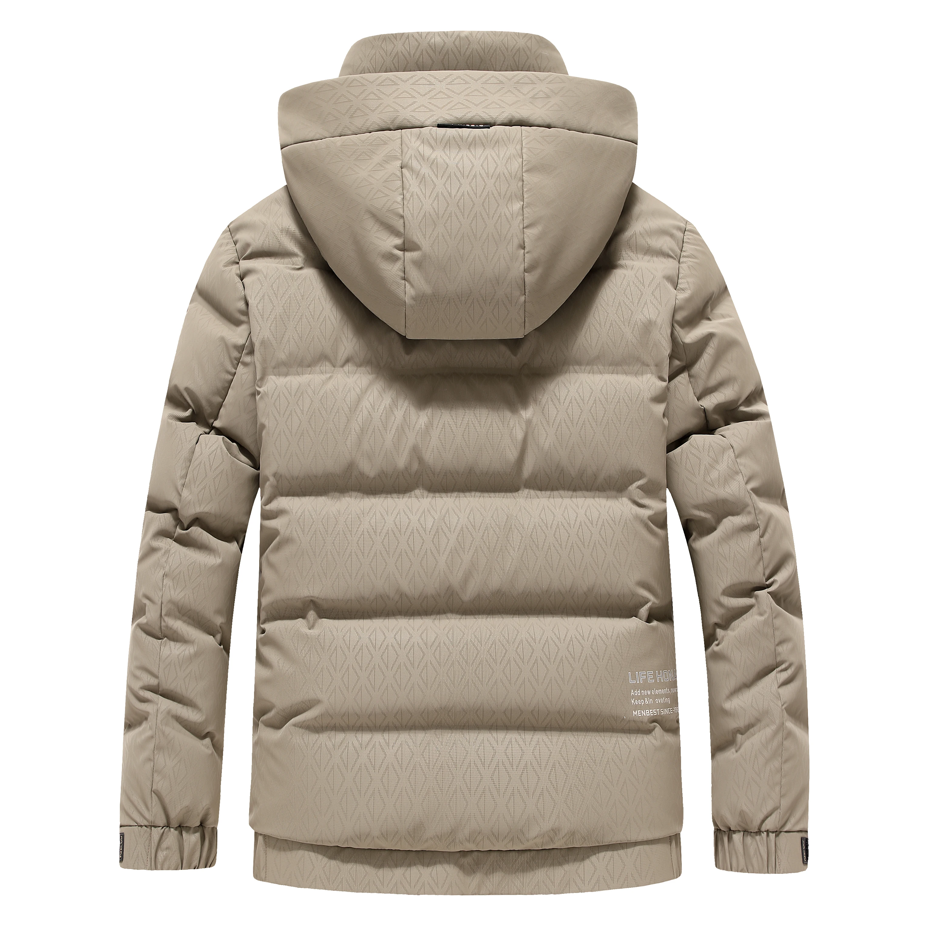 Superior quality smooth fabric outdoor winter warm coats waterproof plus size quilted duck down jackets