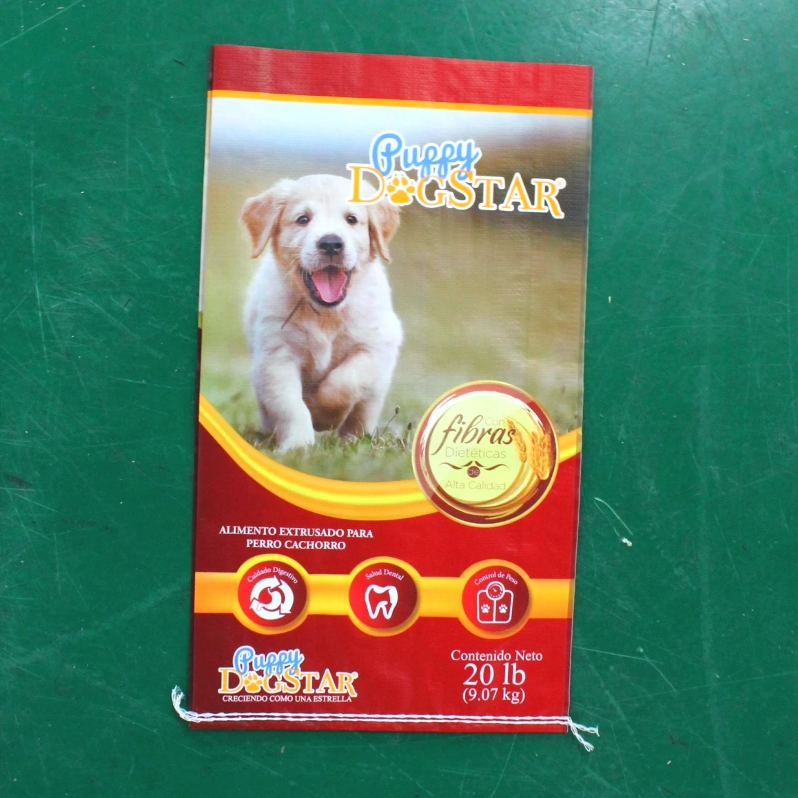 Young 35kg dog food pp packaging bag Customized Printing High quality pet food pp woven packaging bag