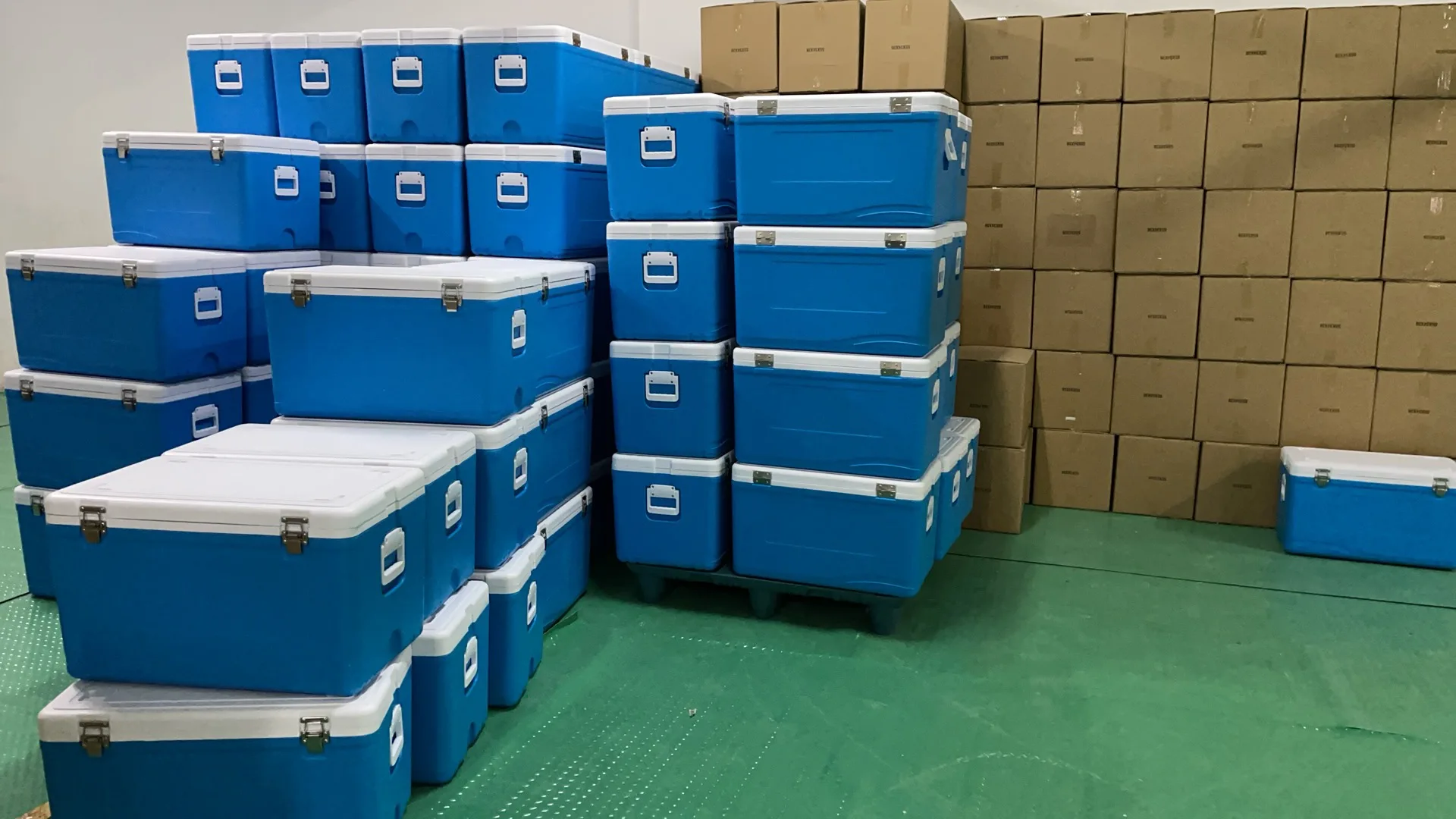 Plastic 50L Cooler Box Food Fruit Beer Cans Camping Outdoor Ice Box Cool Chilly Bin