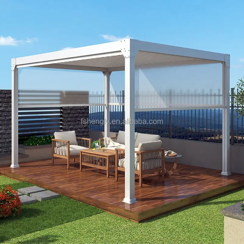 12x12 gazebo umbrella winter cabin price retractable street rattan flooring for metal outdoor cobertura para flat roof gazebo