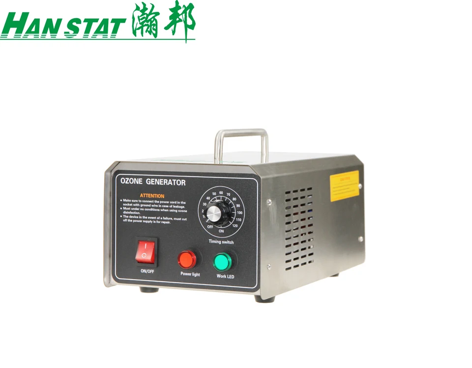 Ozone Generator 3g/h Ozone Machine Odor Remover with 0-120 min Time Setting for Rooms Cars Pets