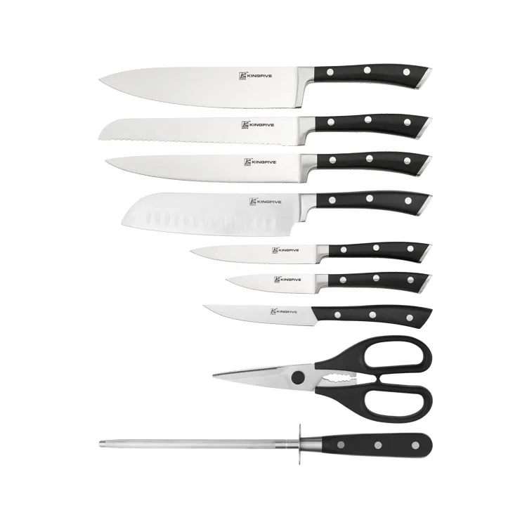 
15 pcs kitchen knife set with wooden block 