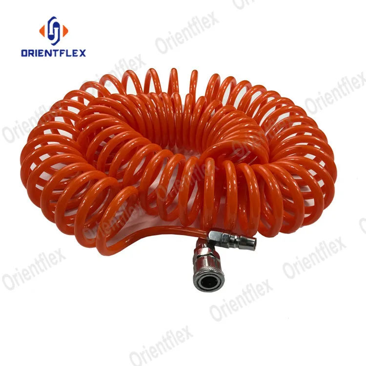 Pa Pu Pneumatic Spiral Spring Mangueras De Aire Espiral Para Compresor Coil Water Hose Set