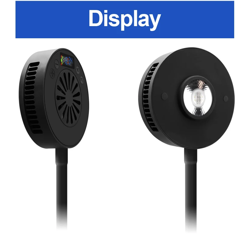 Aqua knight V2 3 channels manual dimmable timer 36W reef light with flexible arm