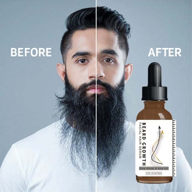 Органическое густое масло для роста бороды мужчин с сильным эффектом