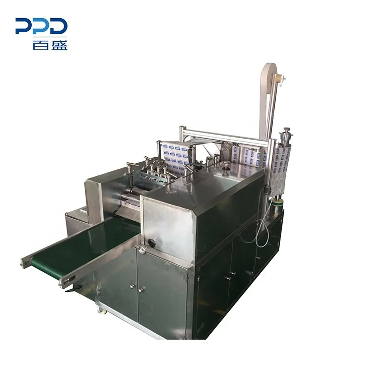 Хорошая цена, автоматическая машина для упаковки двухслойных спиртовых тампонов