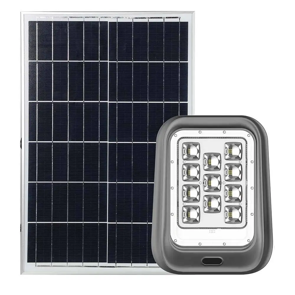 High Lumen 100W 200W 300W 400W IP65 Solar Powered Lamp Outdoor Environmentally Solar Reflector LED Projector Solar Flood Light
