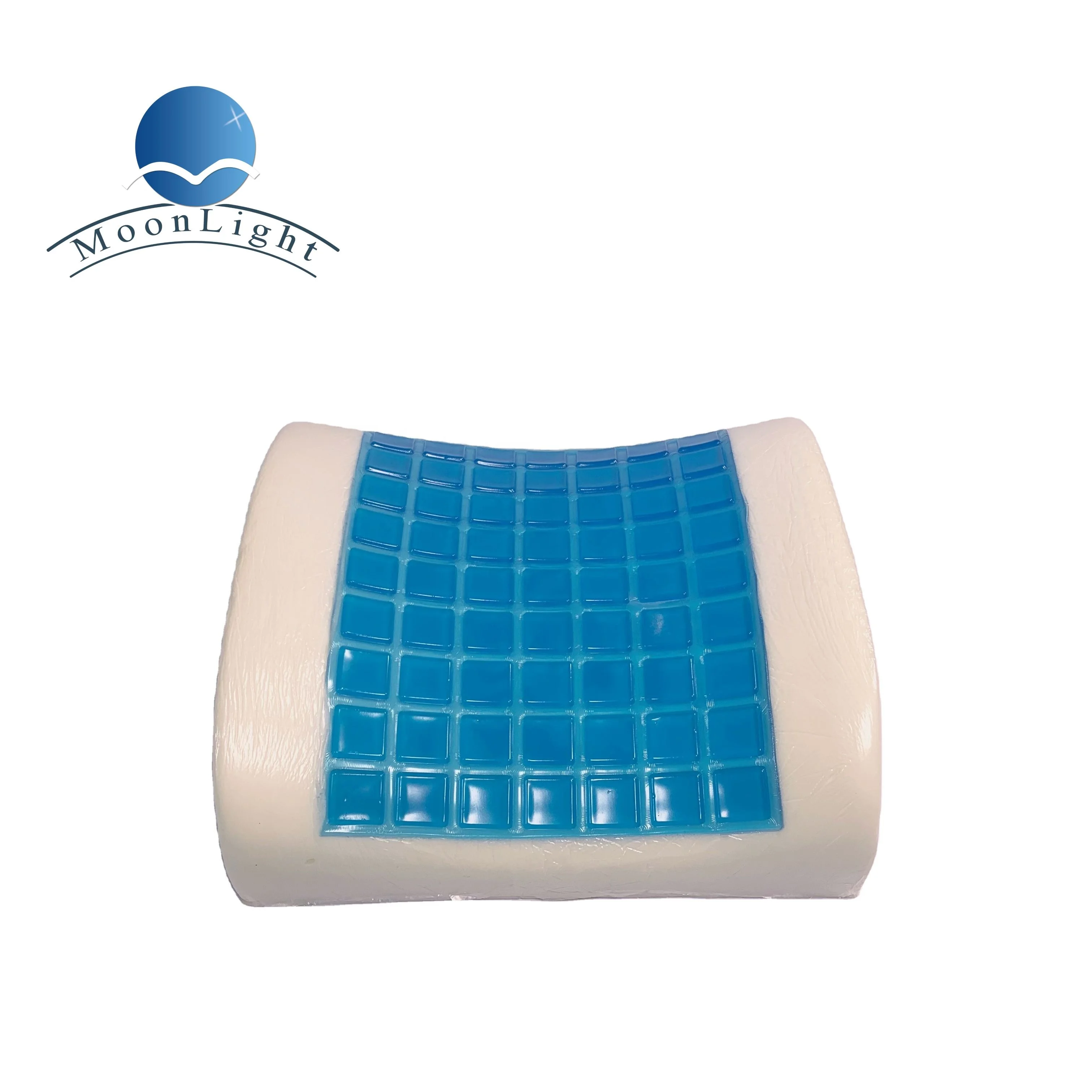 Gel Memory Foam Back Support Cushion Coccyx Orthopedic Seat Cushion Massage Pillows for Office Chair