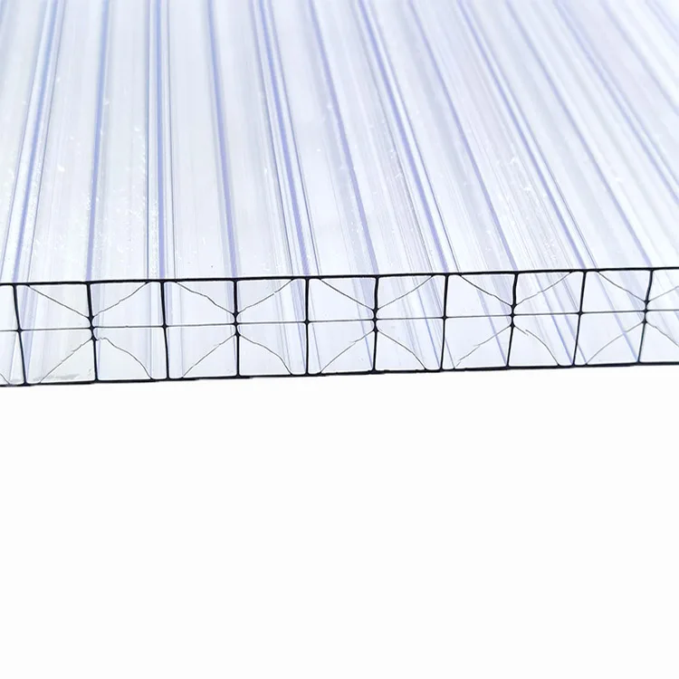 Waterproof 30mm milky polycarbonate multiwall X structure sheet for Door