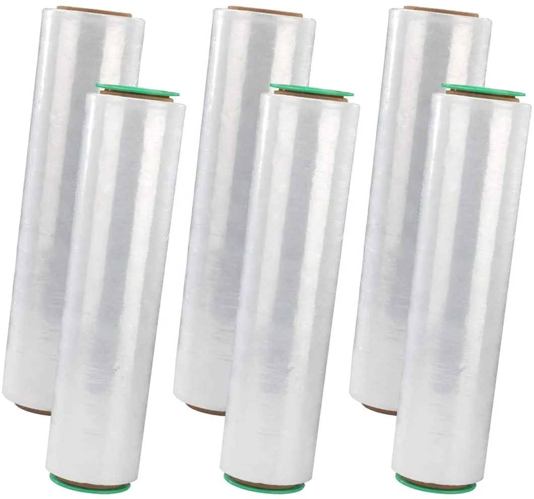 
Top-ranking products Pack Polyethylene PE Stretch Film for Pallets Transparent PE Stretch Pallet Film Wrap 