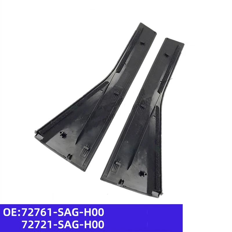 Car  Rear Door Outer Triangle Pillar Garnish Column Trim Panel