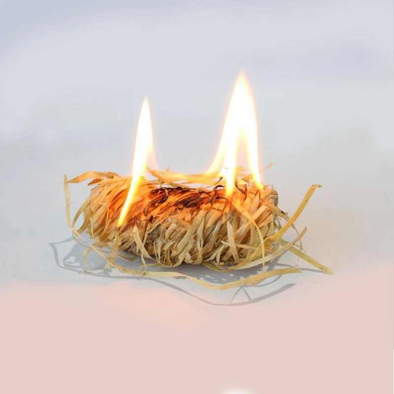 Ecological BBQ Fireplace Outdoor Fire Sawdust Wood Wool Fire Lighter