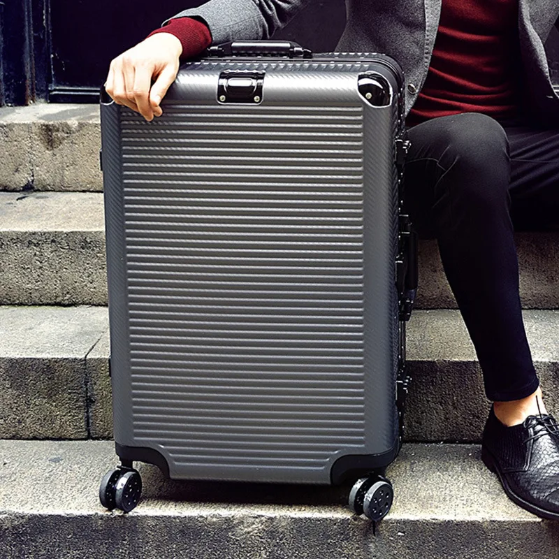 2021 new style design custom carry-on luggage horizontal  aluminum rim0wa luggage aluminium Fram luggage trolley