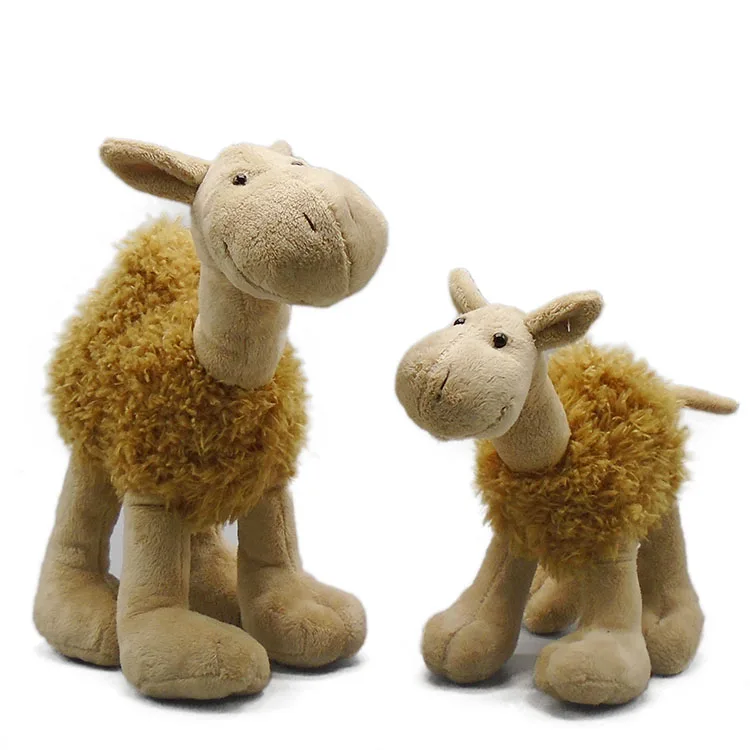 Plush Stuffed Brown Camel Toy in Standing Style