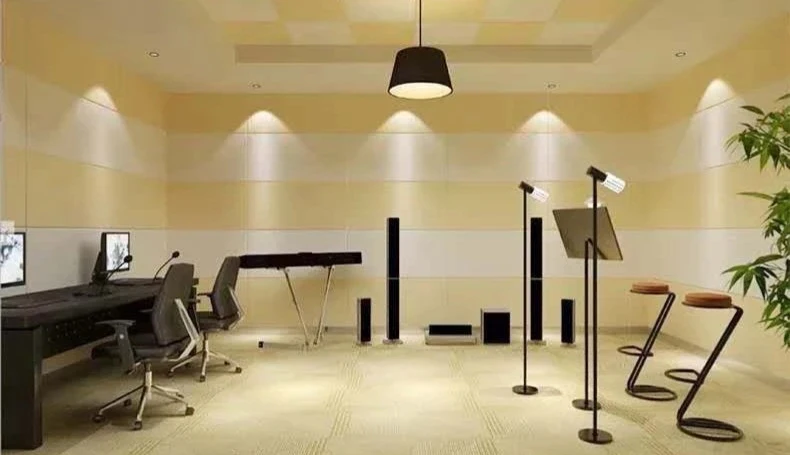 acoustic polyester panels to make a beautiful sound absorb wall