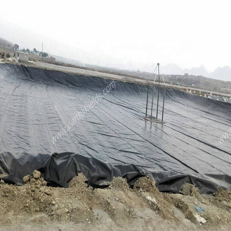 Customized Length and Width 100% Virgin ASTM GM13 Waterproof Impermeable Plastic Sheet White Blue 1.5mm 2mm HDPE Geomembrane