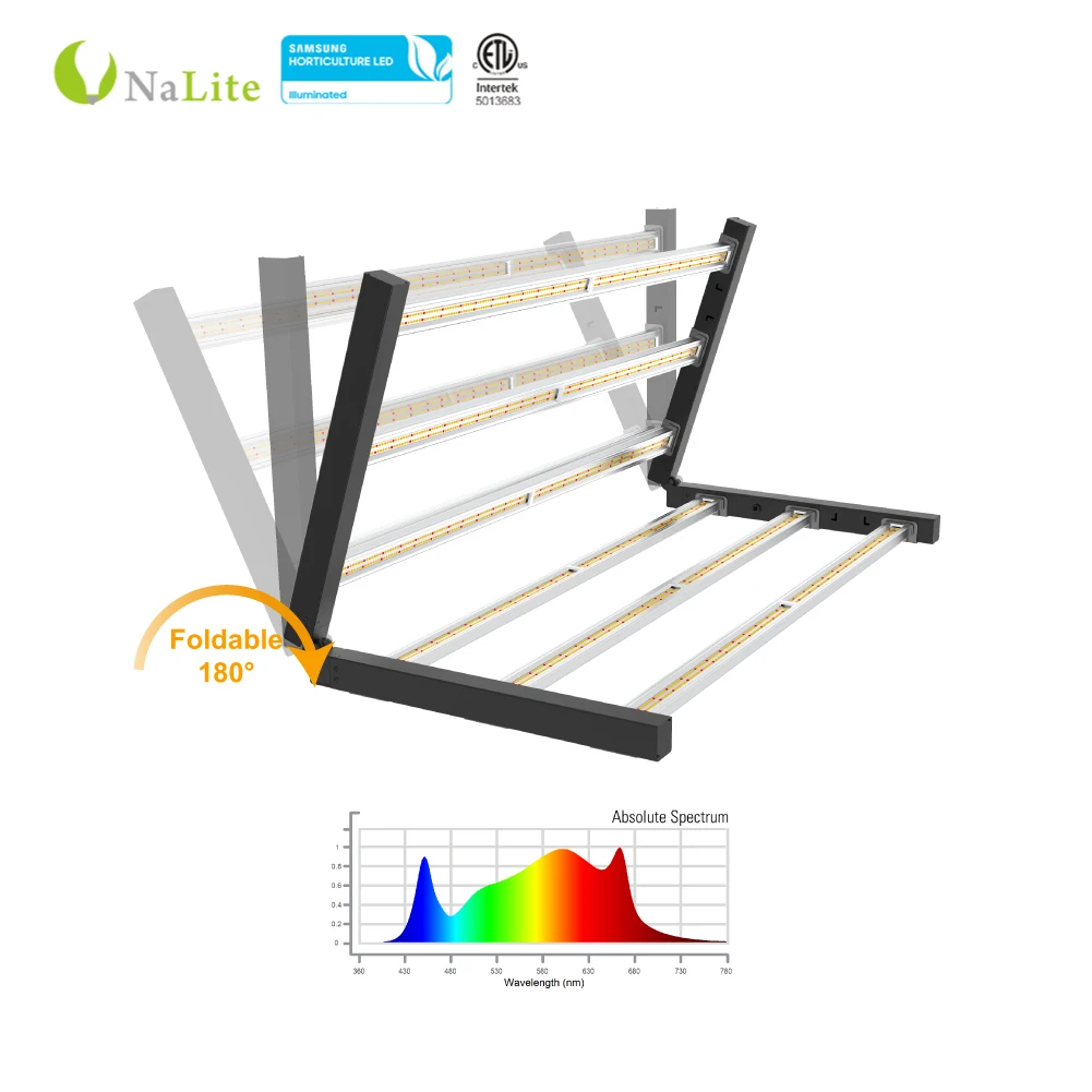 Nalite H3 DLC товар cETL ETL сертификат Samsung lm301b lm301h гидропонная вертикальная система полного спектра светодиодная промышленная лампа 650