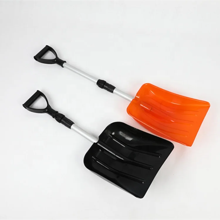 Lightweight Emergency Car Snow Shovel with D-Grip and Durable Aluminum Handle