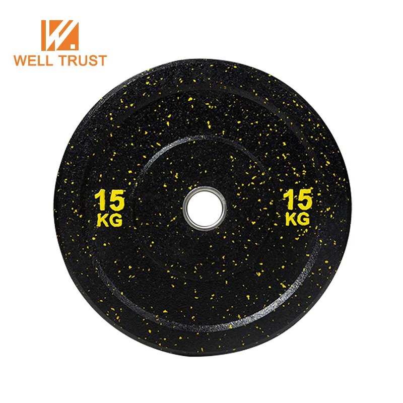  Комплект бамперных пластин WellTrust для продажи цветные высокотемпературные бамперные пластины резиновые бамперы