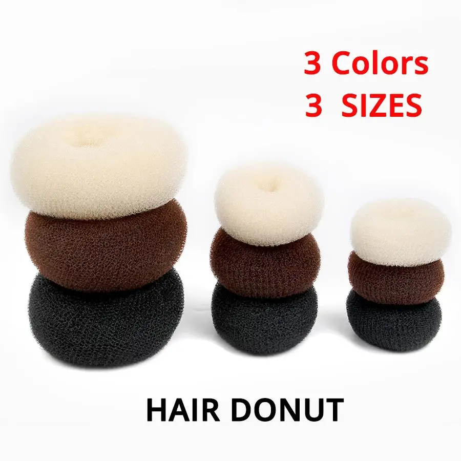 2022 New Long Hair No Heat Diy Curlers Hairpin Rollers Hair Donut Bun For Women Hair Tools Muti Size Wholesale Maker
