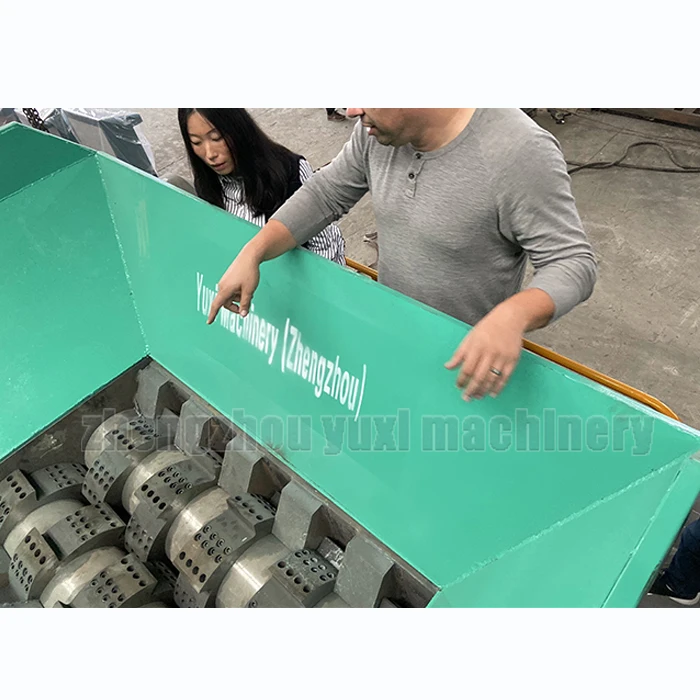 High Recovery Paint Bucket Waste Shredder China Used Car Shell Shredding Machine Line