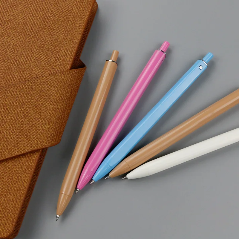 China Professional Manufacture Luxury Metallic Promotional Ball Pen Colorful Press Action Professional Ballpoint Pen With Logo