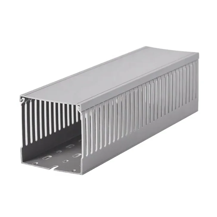Low Price 40*40mm Slotted Type Electrical Plastic Pvc Cable Trunk Wiring Duct