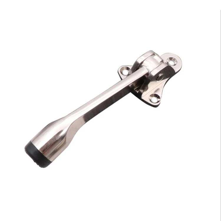 Door Stop Kickdown Door Stop with One Touch Adjustable and Rubber Tip Door Holder