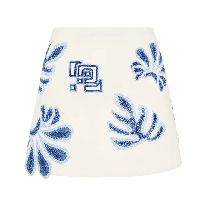 Женская Летняя мини-юбка с карманами