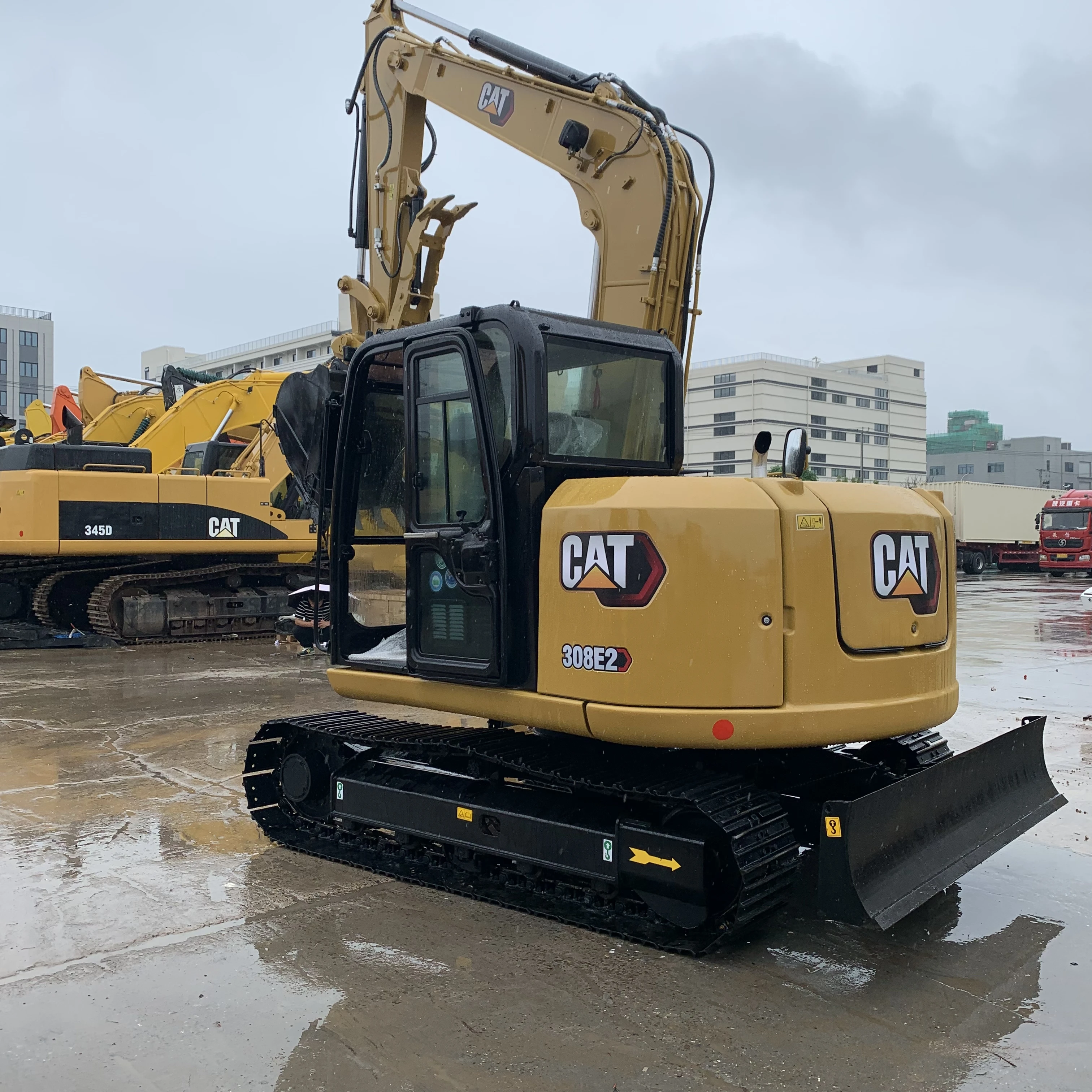 Hot sale Used Caterpillar mini excavator 308E2 with dozer Original Cat308E2 excavators in good condition excavator for sale