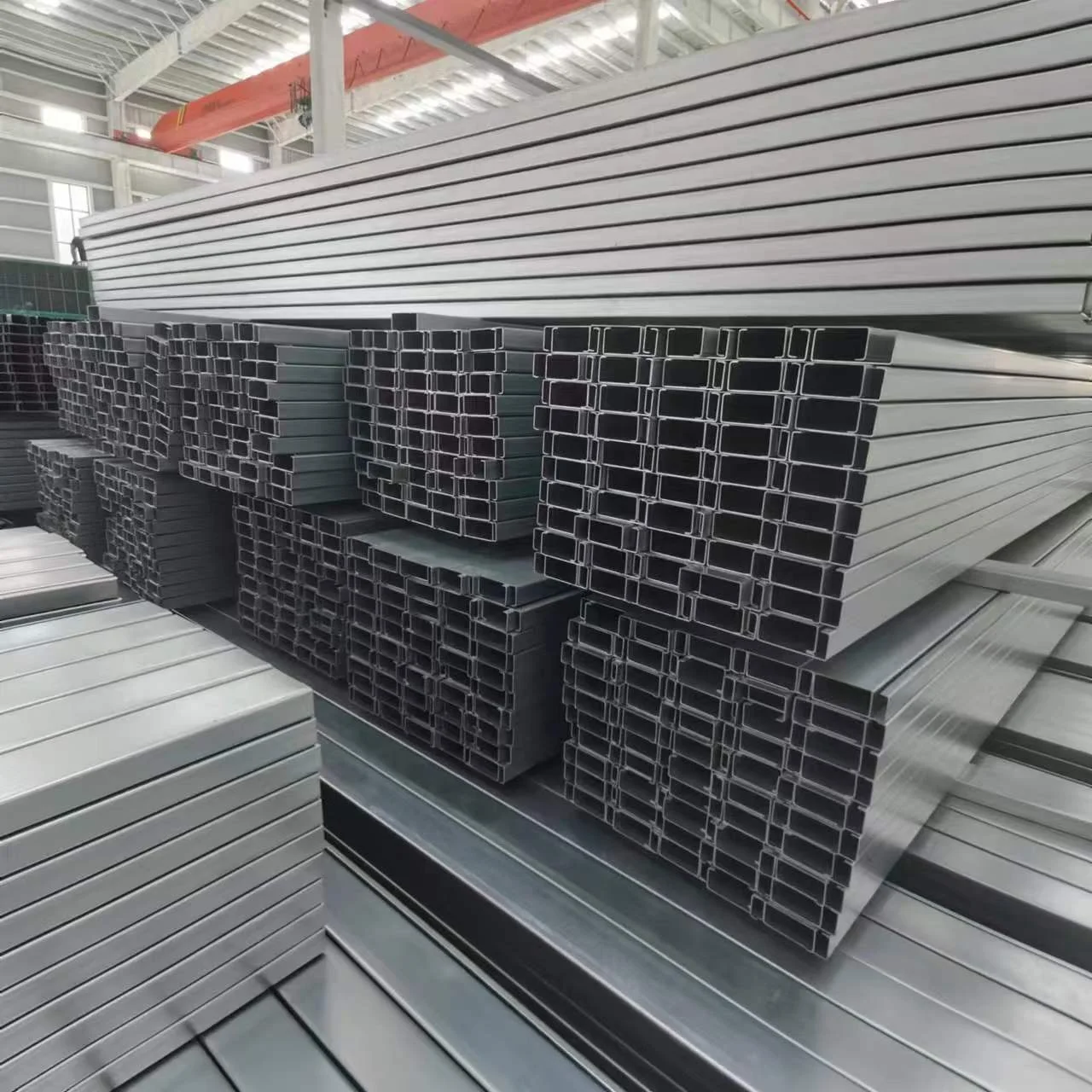 Z50 Z100 Z120 Steel processing parts galvanized u beam steel U channel structural steel c channel / C profile