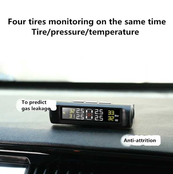 
Smart solar universal tire pressure monitoring system tpms sensor tire pressure monitoring wireless internal external 