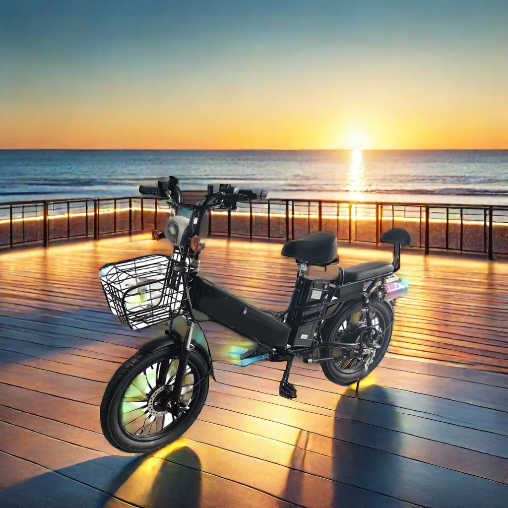 Wholesale Price 20 Inch Bluetooth Speaker 350W Motor Fat Tire Electric Bike Double Battery