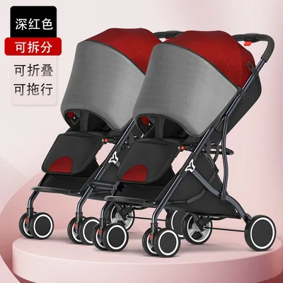 Wholesale Price Double Seats Baby Pram High Quality Twins Baby Stroller