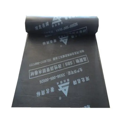 roof waterproof membrane Sample polyester base  4mm SBS modified bituminous waterproof membrane with mineral granules
